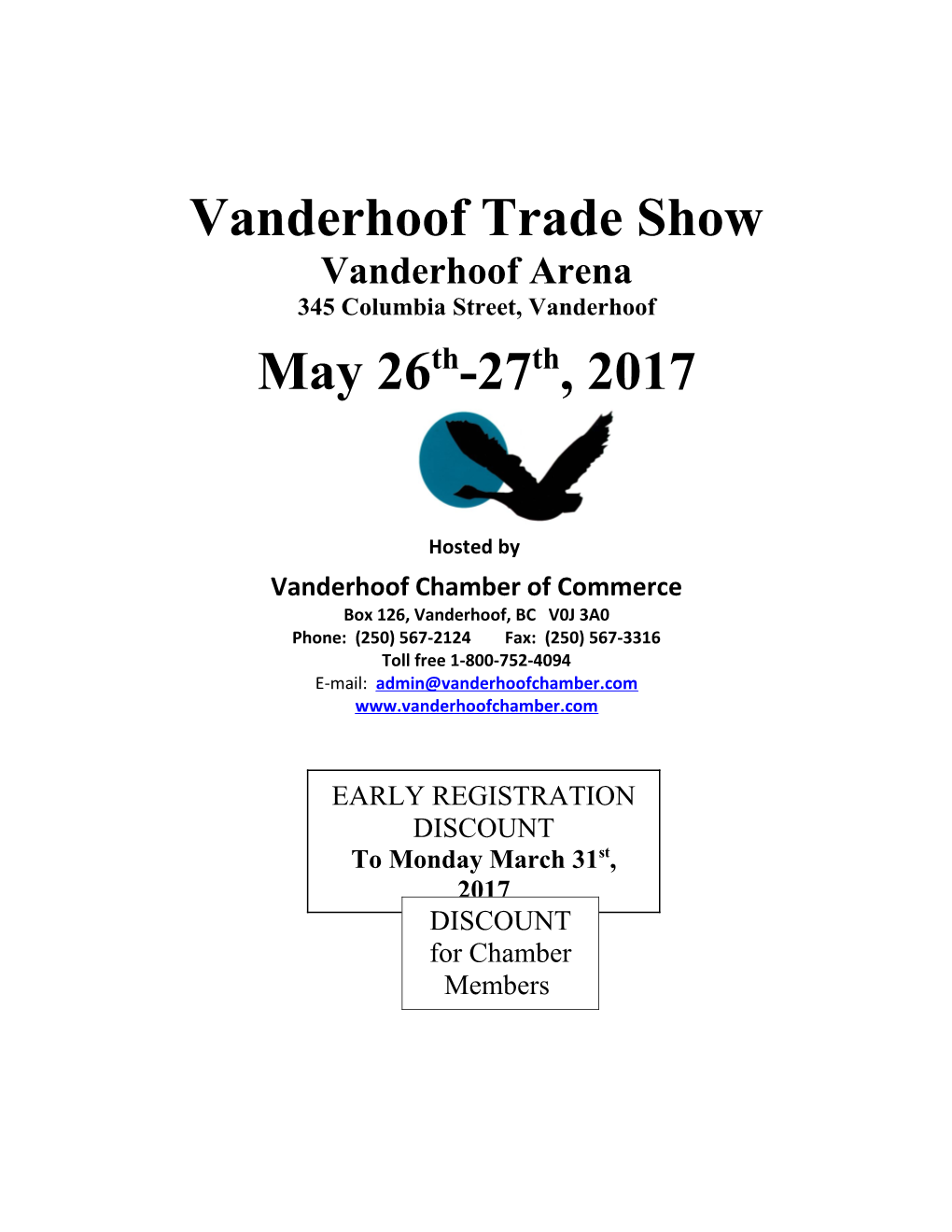 Vanderhoof Trade Show