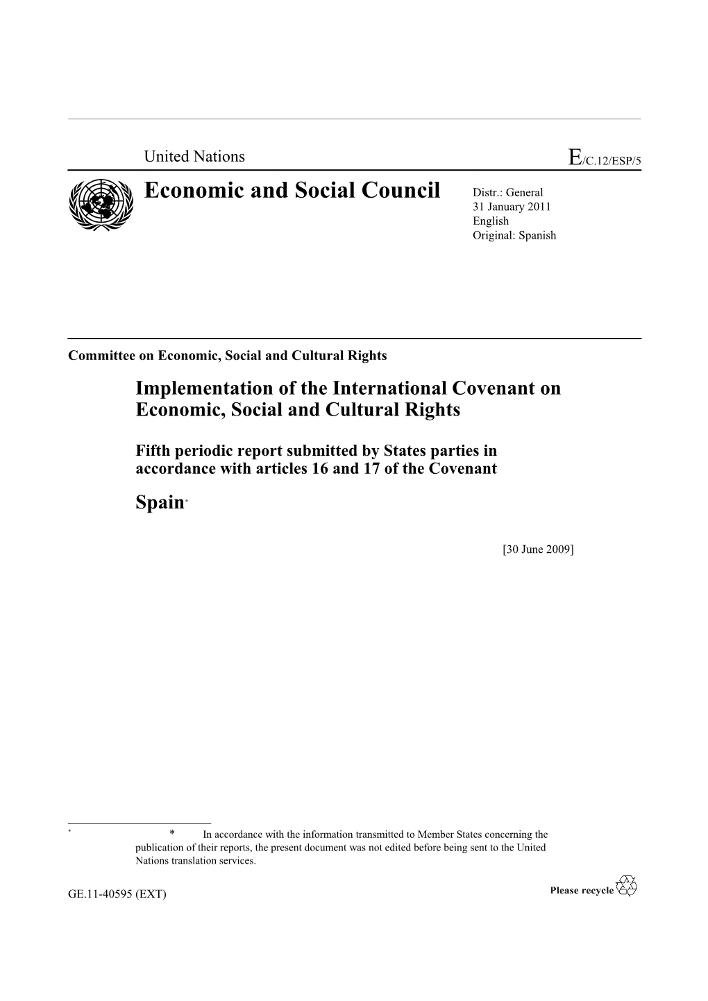 Committee on Economic, Social and Cultural Rights s2