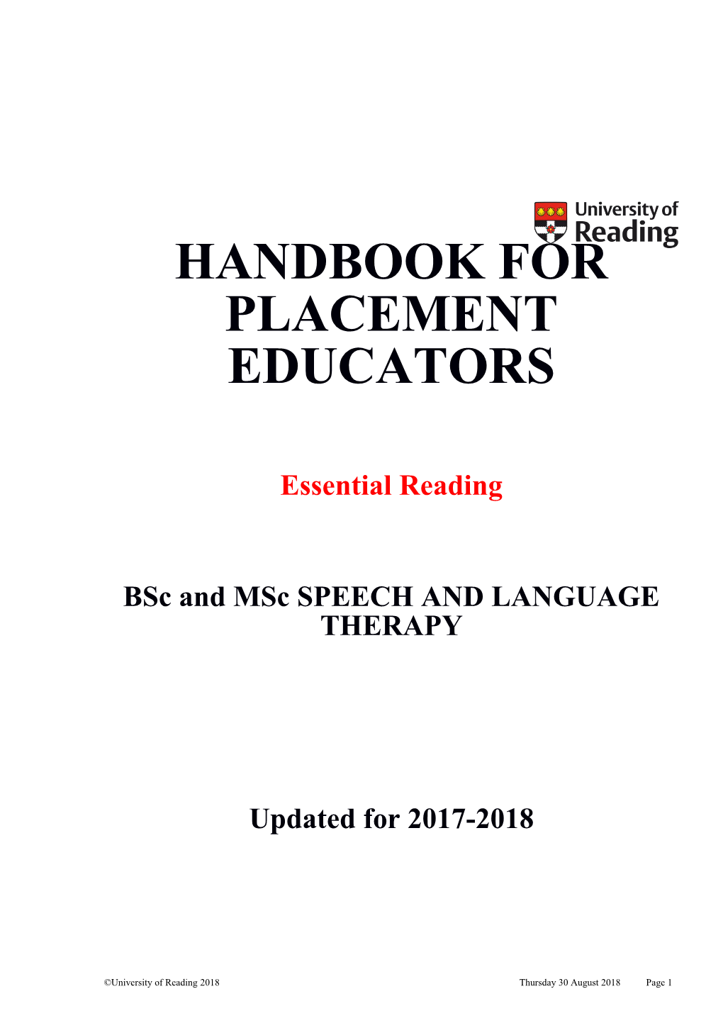 Bsc and Msc SPEECH and LANGUAGE THERAPY