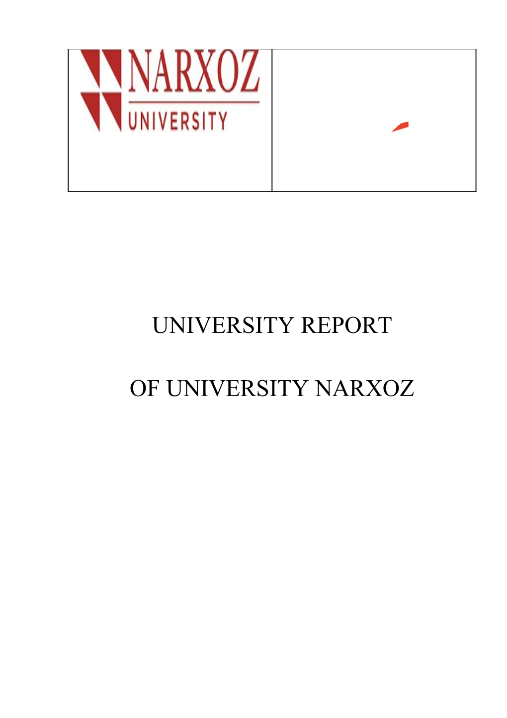 Chapter 1. About Narxoz University