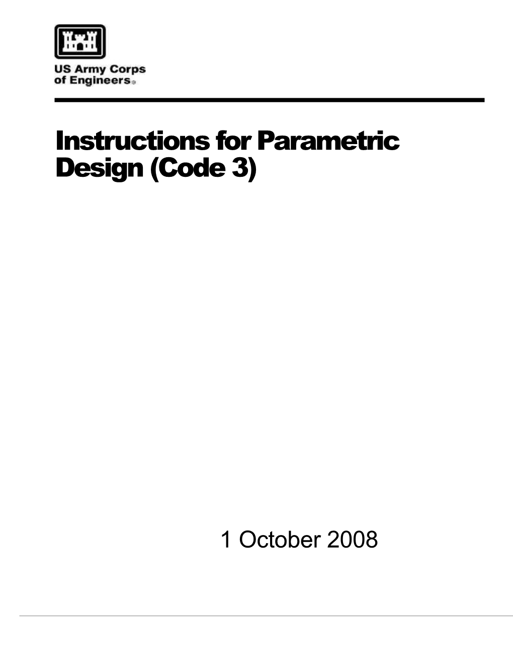 Parametric Design Instructions