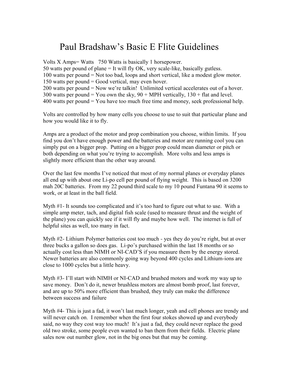 Paul Bradshaw S Set-Ups That Work