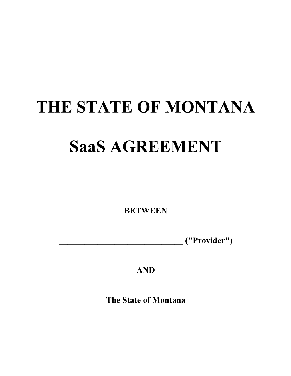 The State of Montana