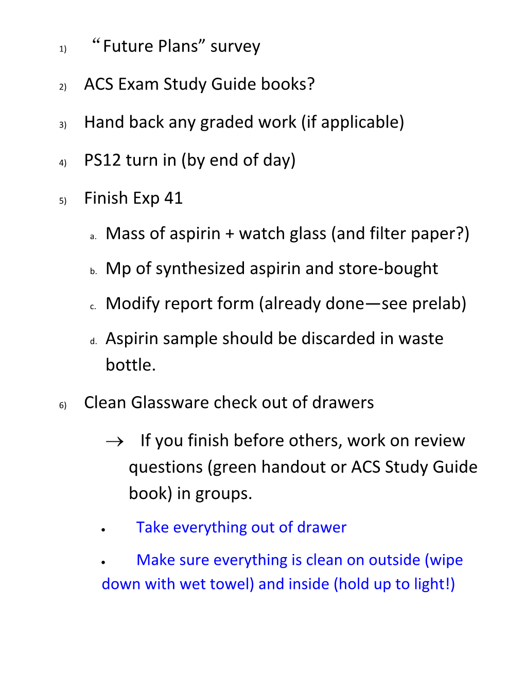 2) ACS Exam Study Guide Books?