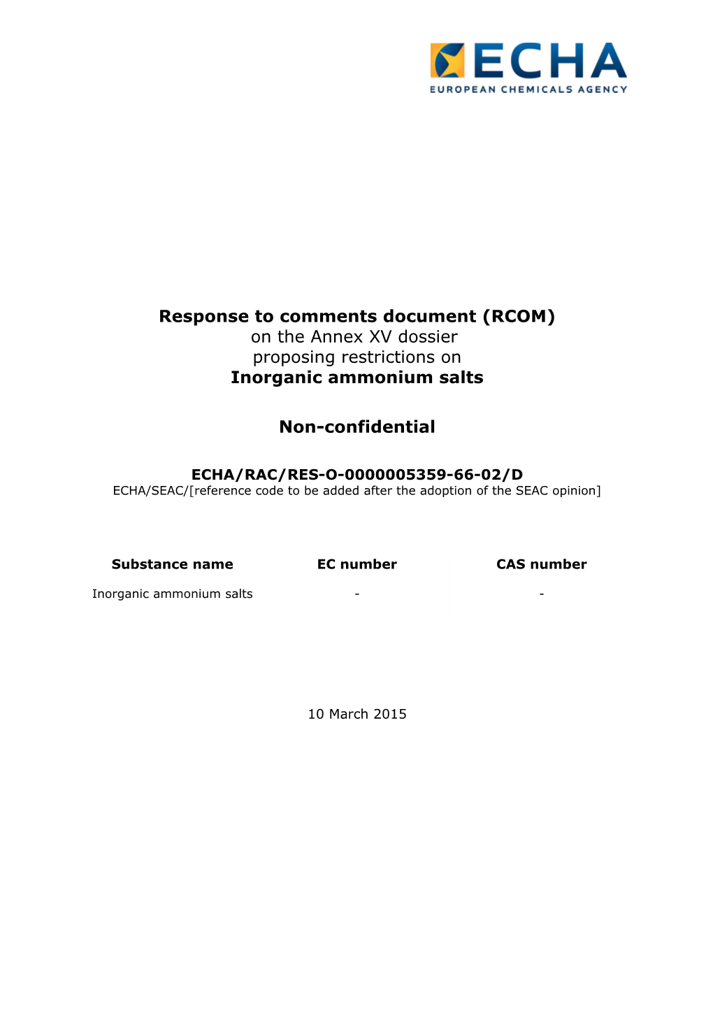 REST Amm Salts Finalcomments AVXPC Public DS Rac Rapporteurs Jan 2015