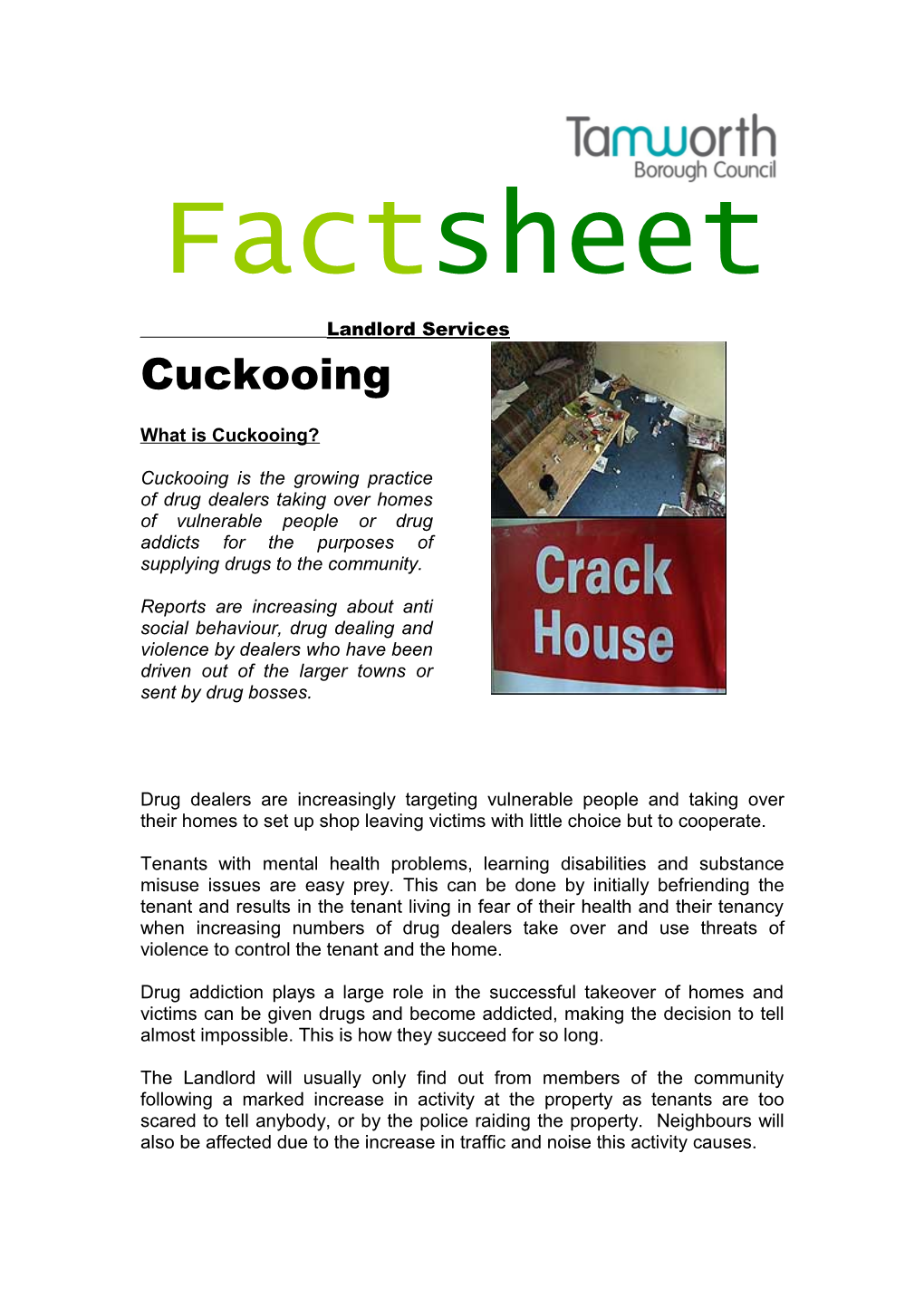 What Is Cuckooing?