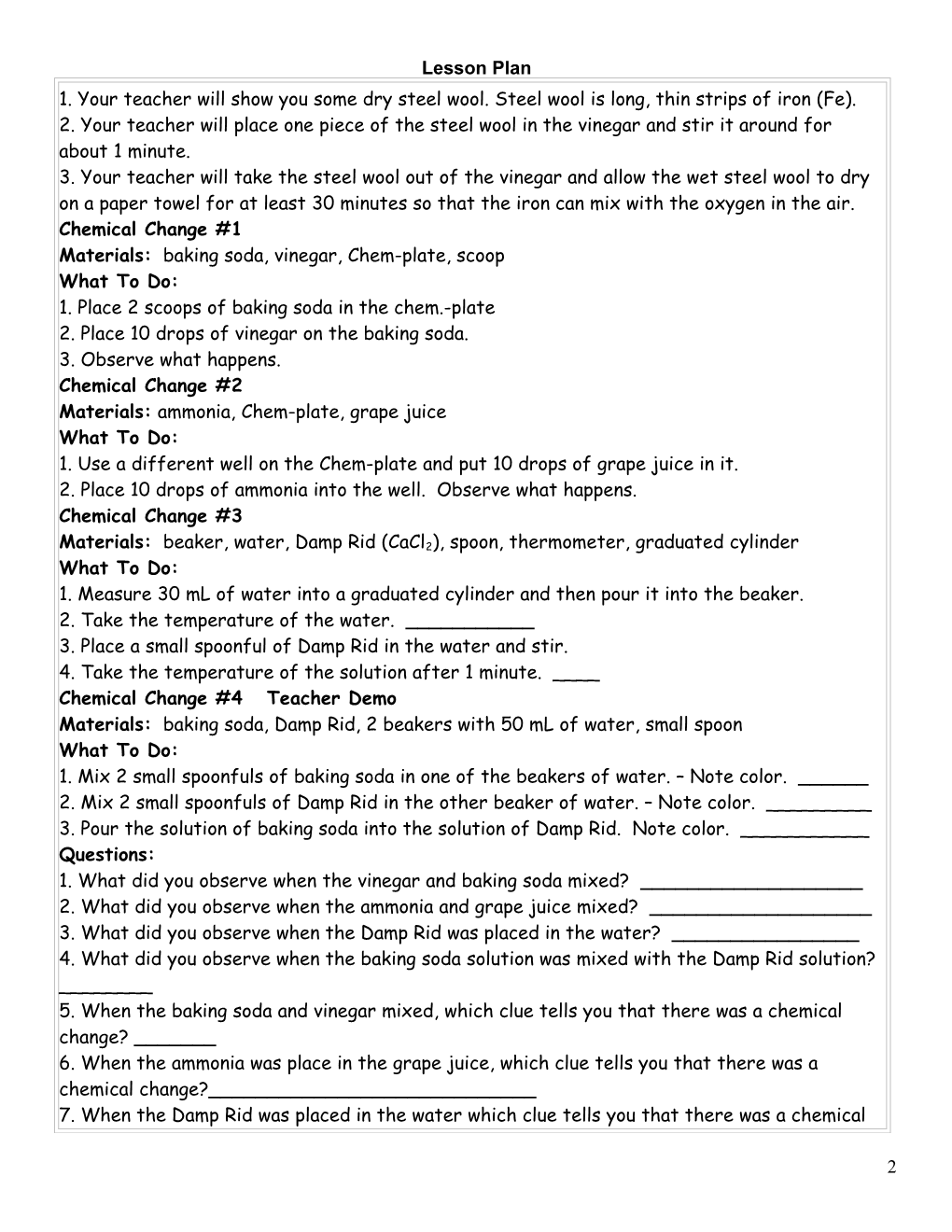 5E Student Lesson Planning Template s5