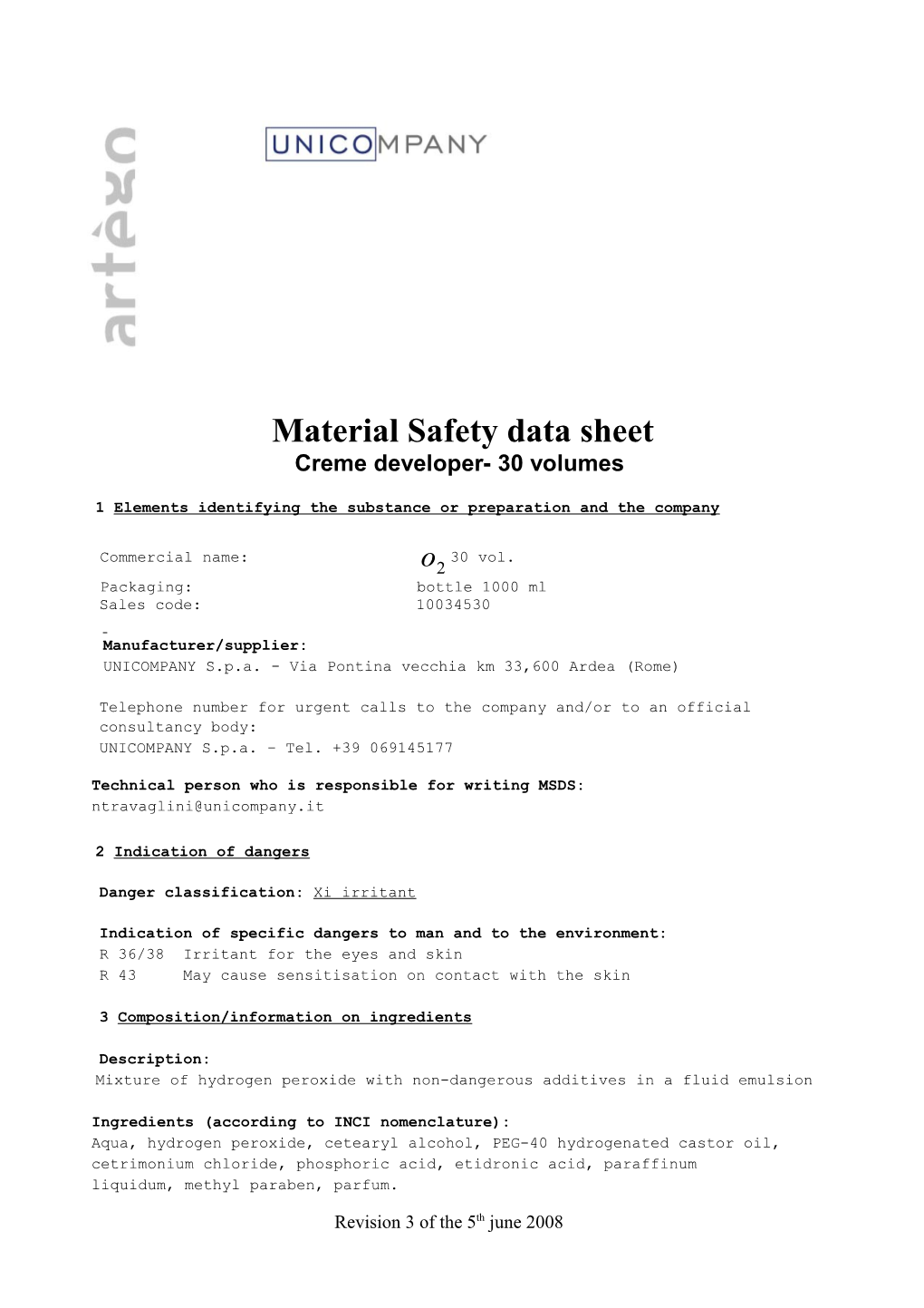 Safety Data Sheet s7