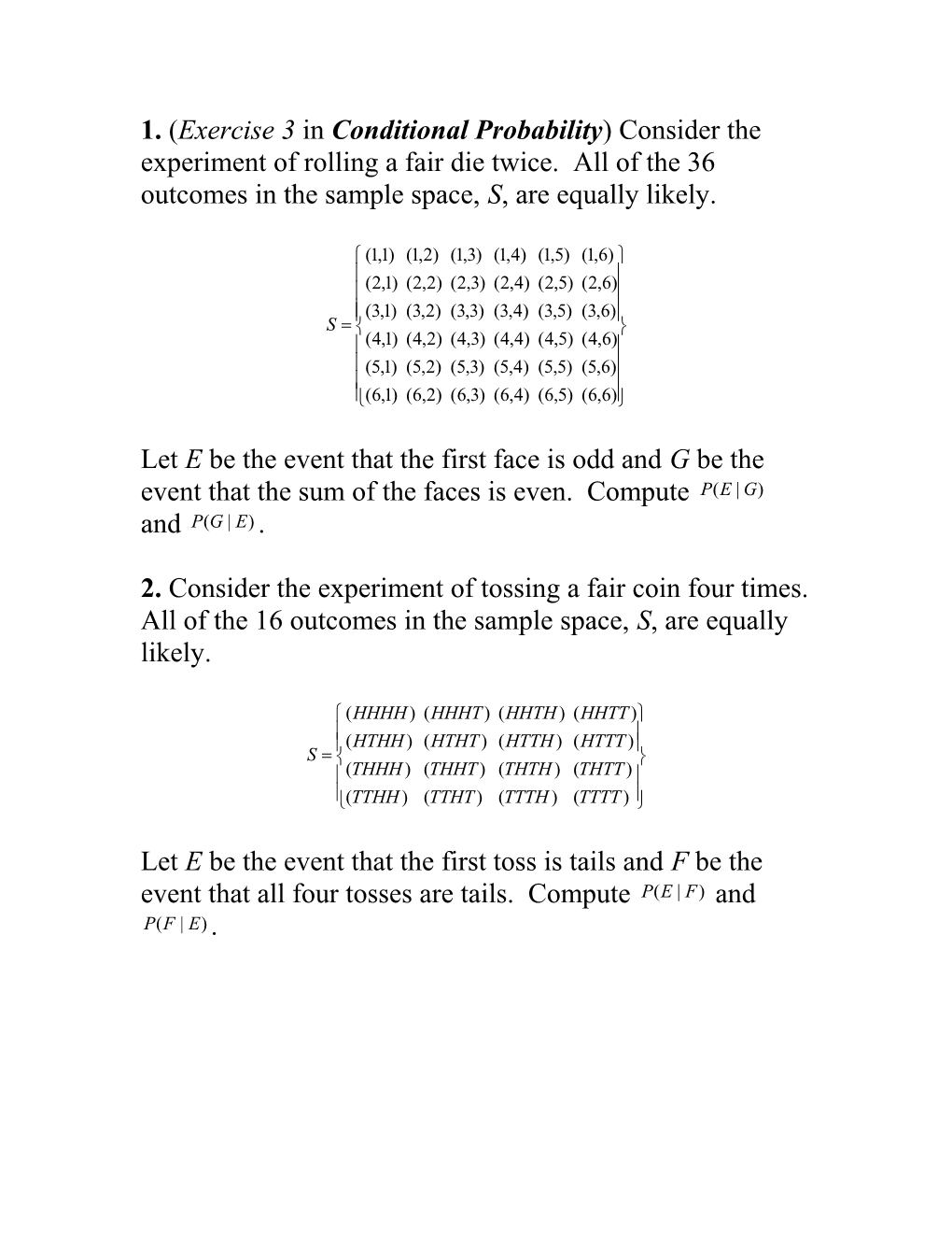 Mathematics for Business Decisions, Part I