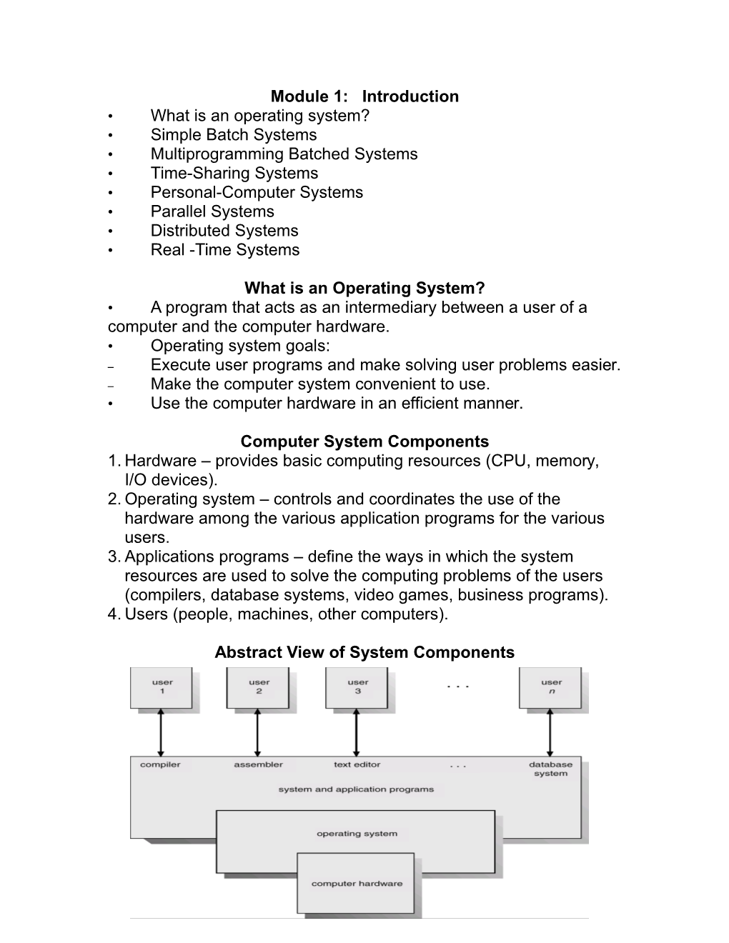 Module 1: Introduction