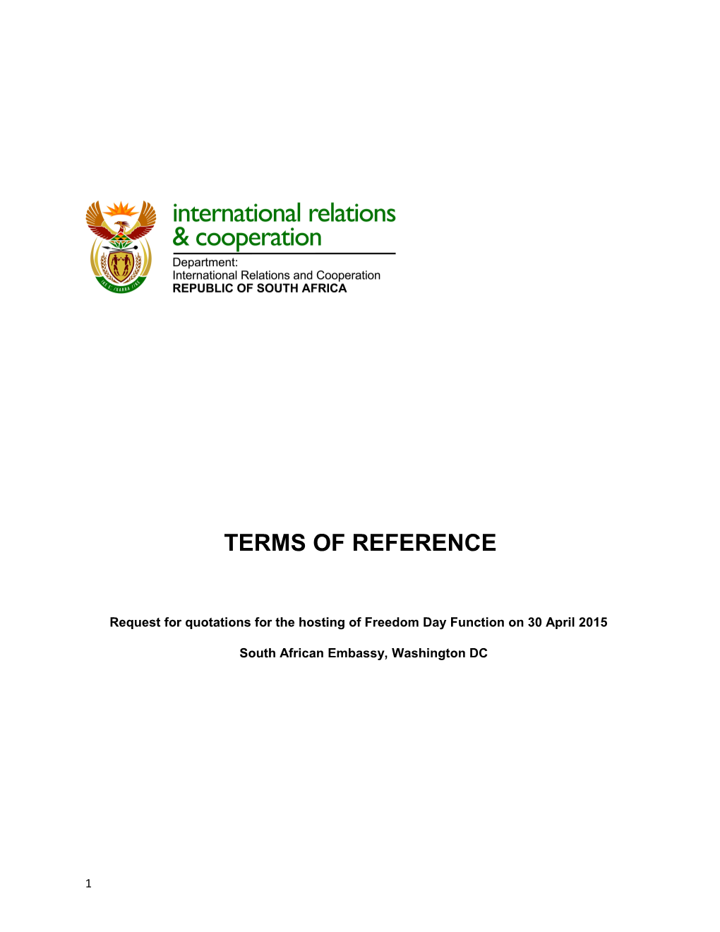 Terms of Reference s18