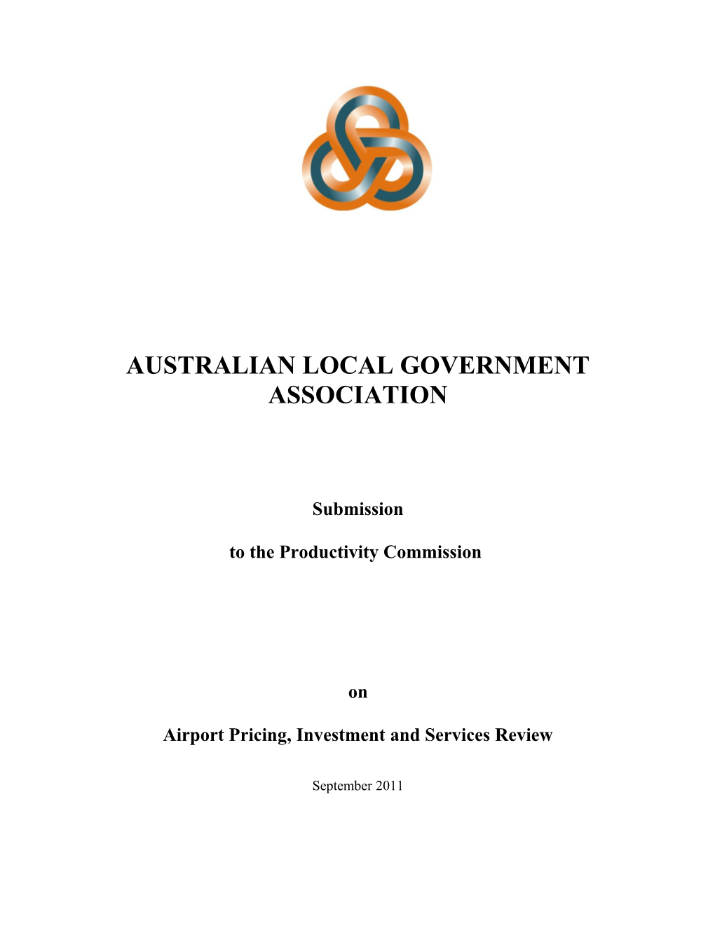 Submission DR90 - Australian Local Government Association - Economic Regulation of Airport