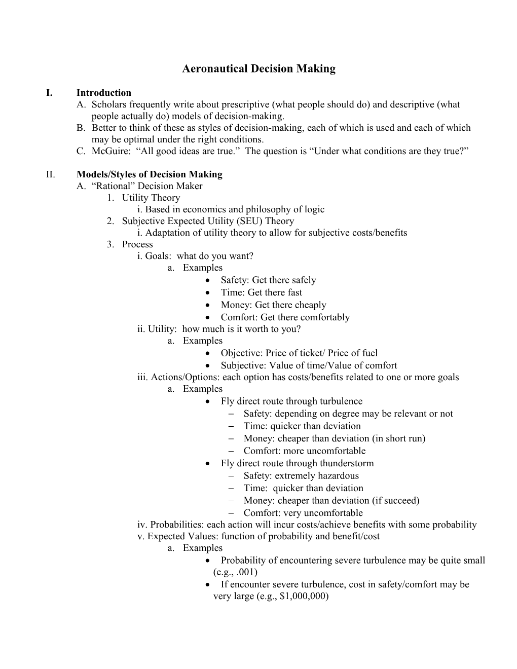 Human Factors in Aviation