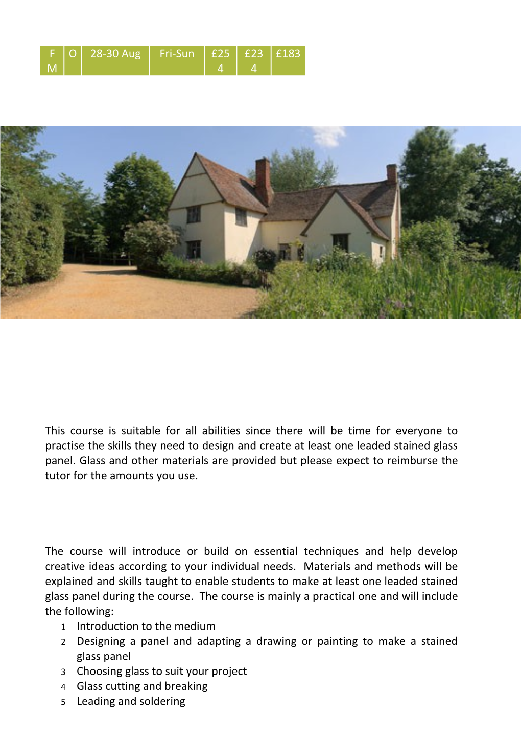 Designing a Panel and Adapting a Drawing Or Painting to Make a Stained Glass Panel