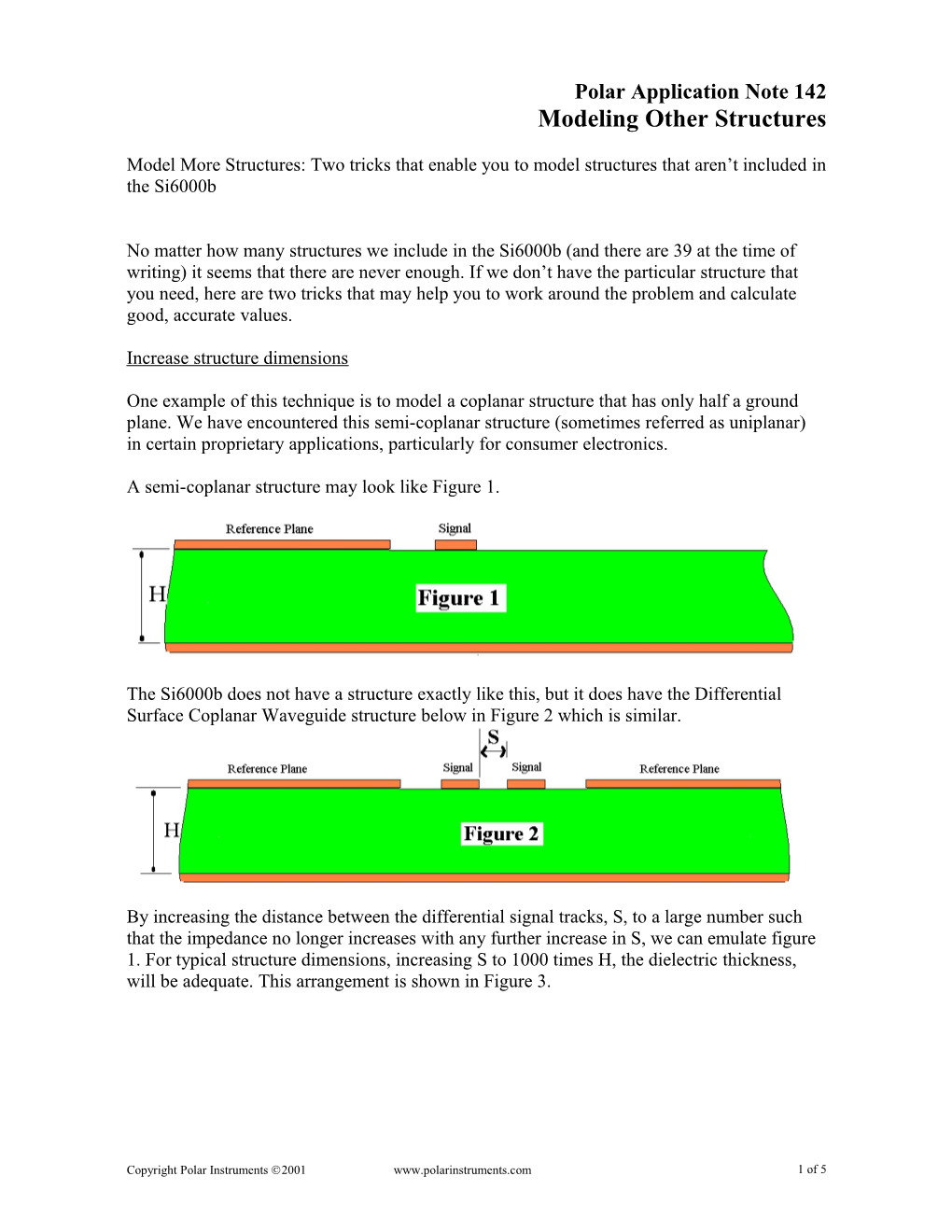 Modeling Other Structures