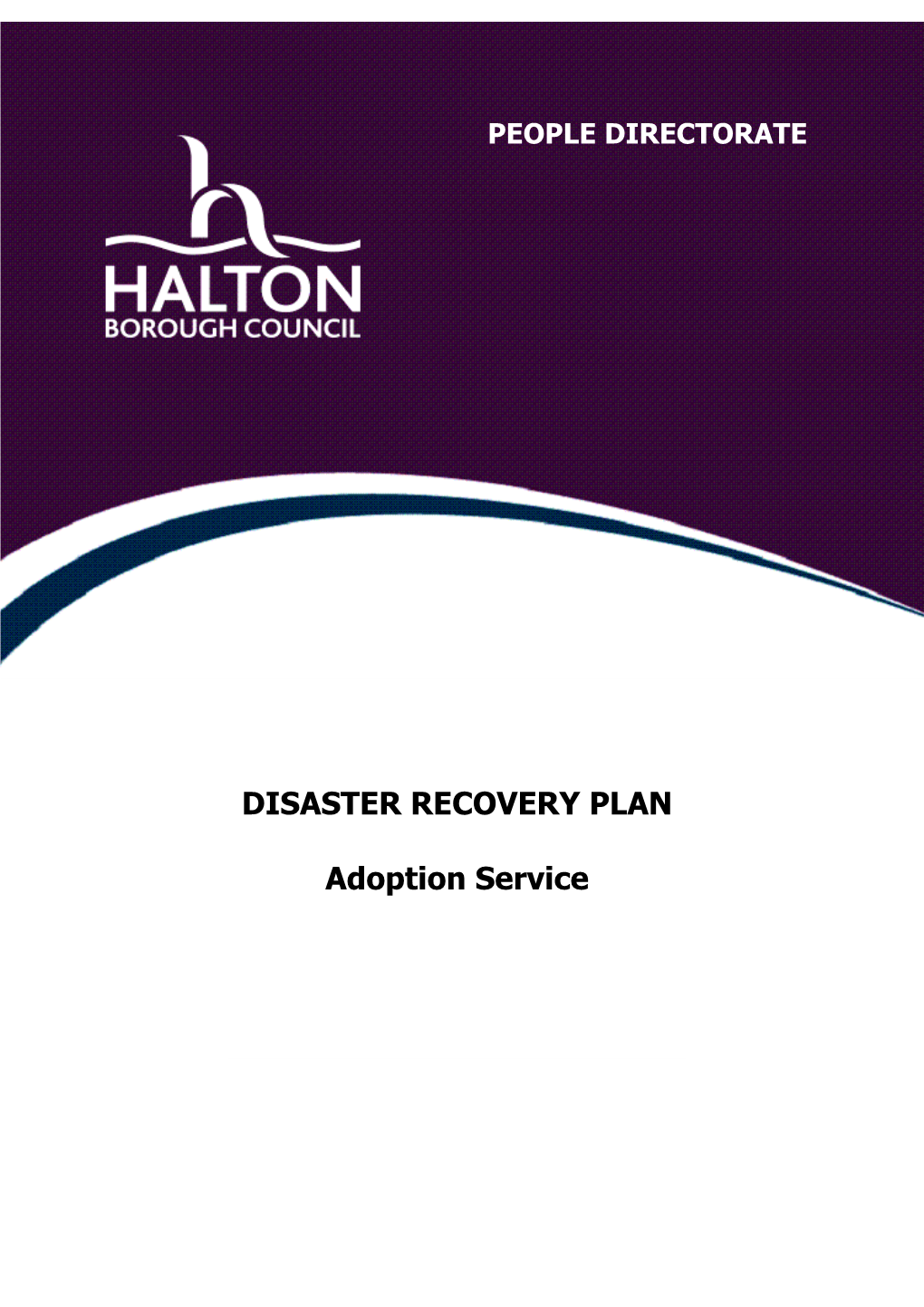 This Plan Should Be Read in Conjunction with the People Directorate Business Continuity