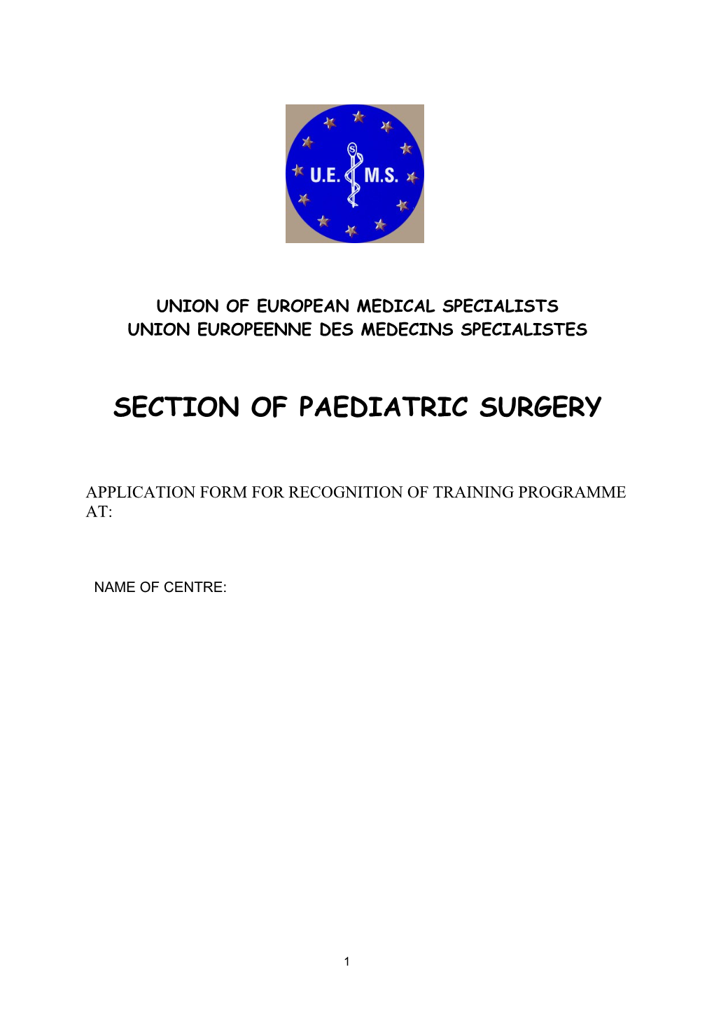 Union of European Medical Specialists