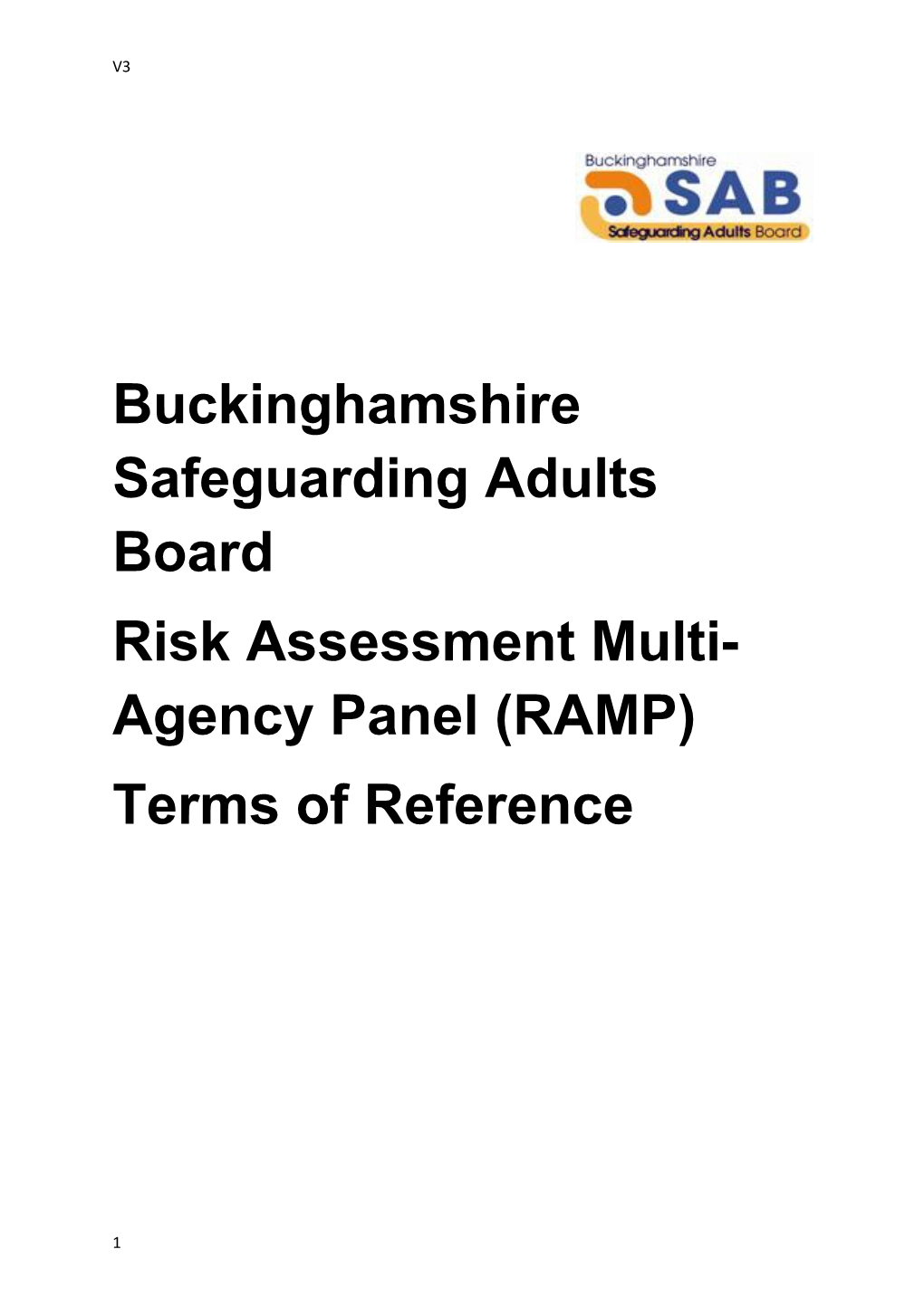 Buckinghamshire Safeguarding Adults Board