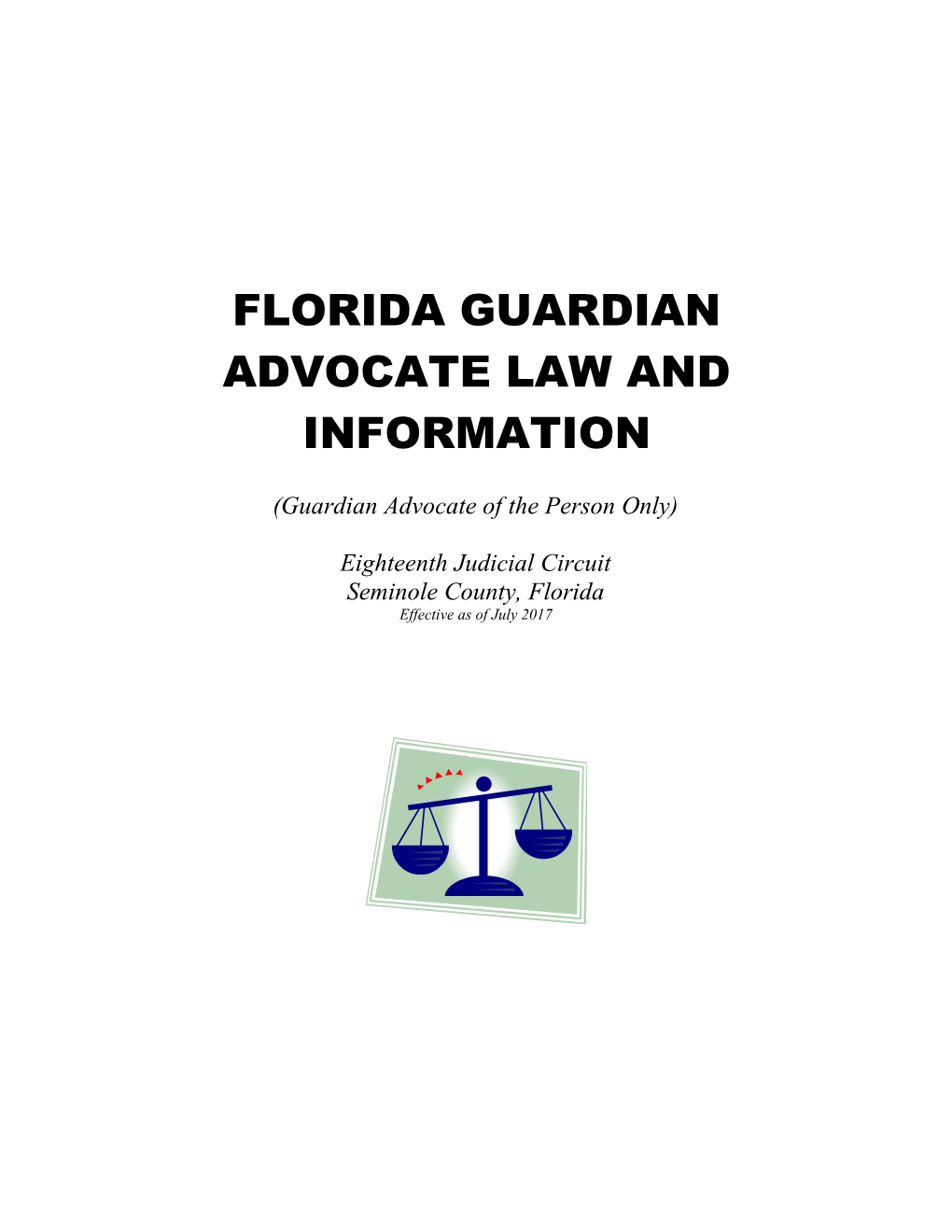 Florida Guardian Advocate Law and Information