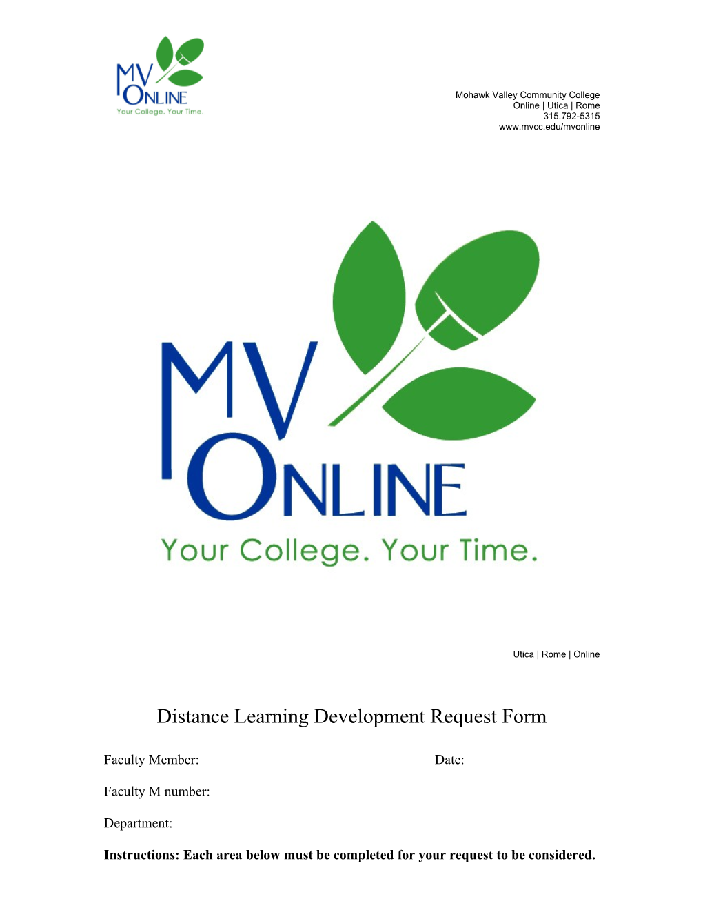 Distance Learning at MVCC