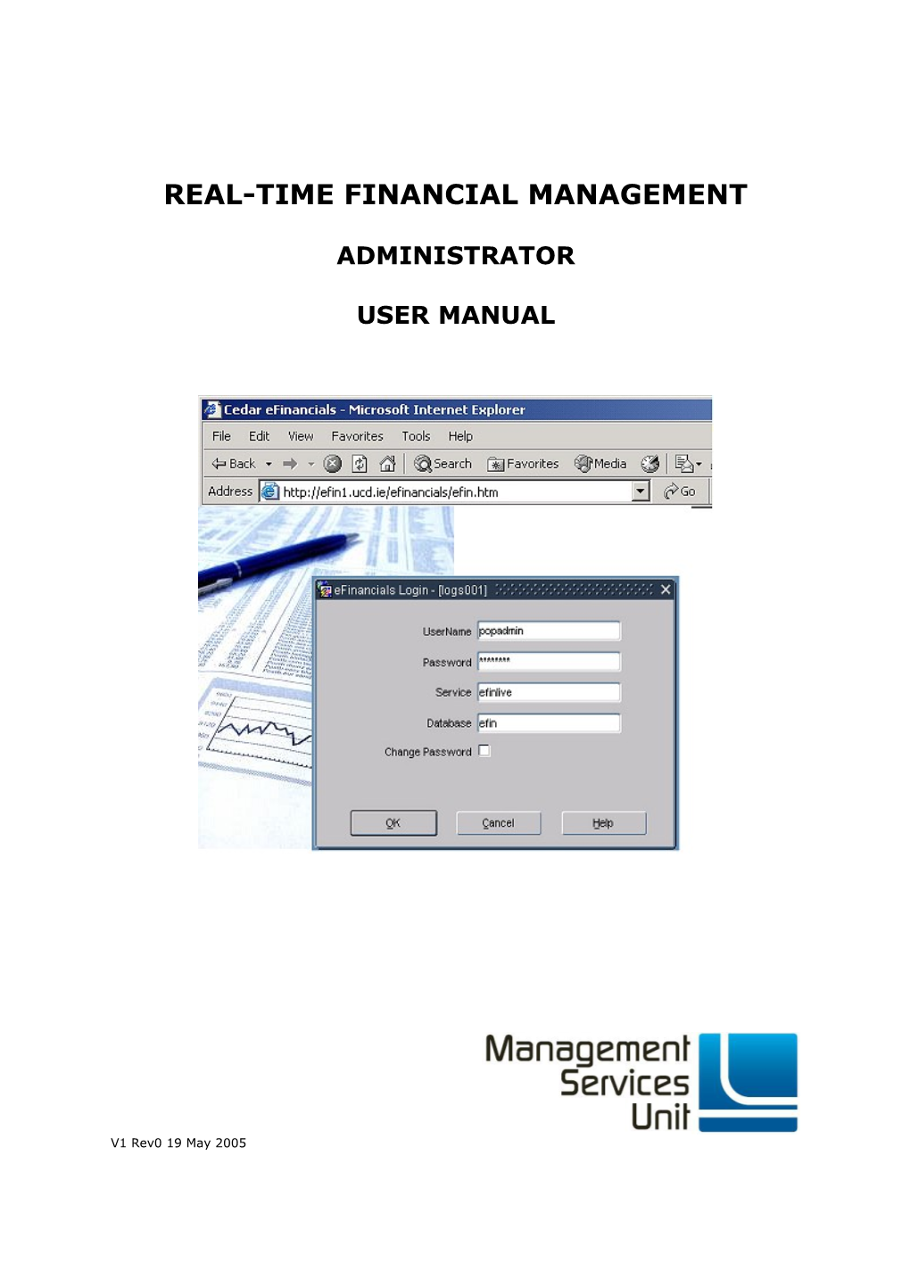 Realtime Financial Management Administrator Manual