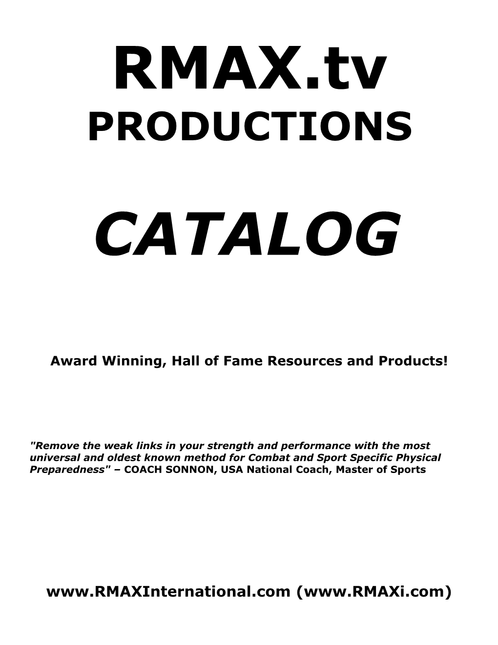 Award Winning, Hall of Fame Resources and Products!