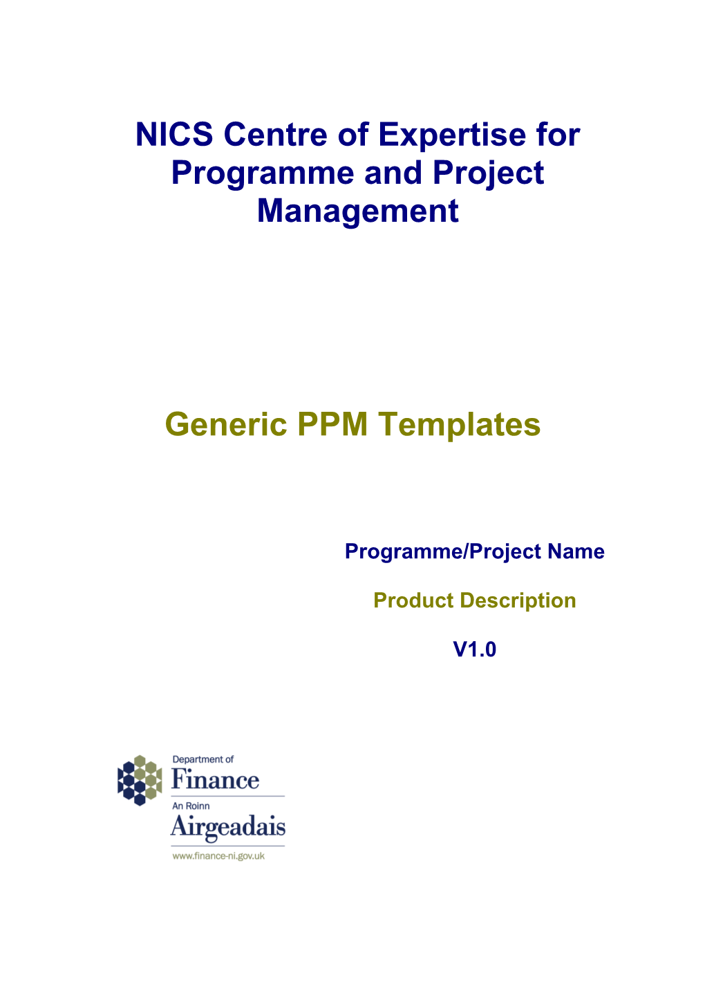 Generic PPM Templates