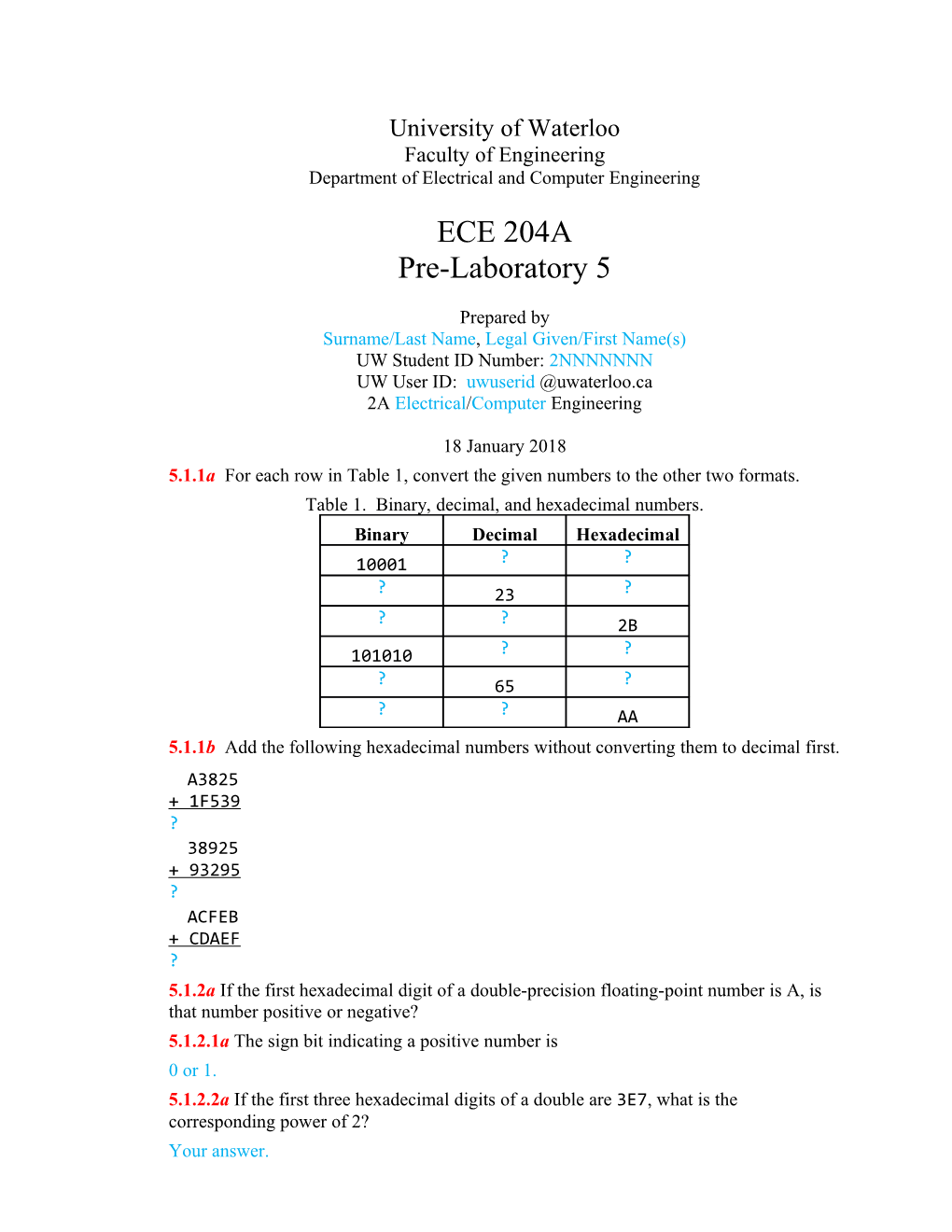 Department of Electrical and Computer Engineering s1