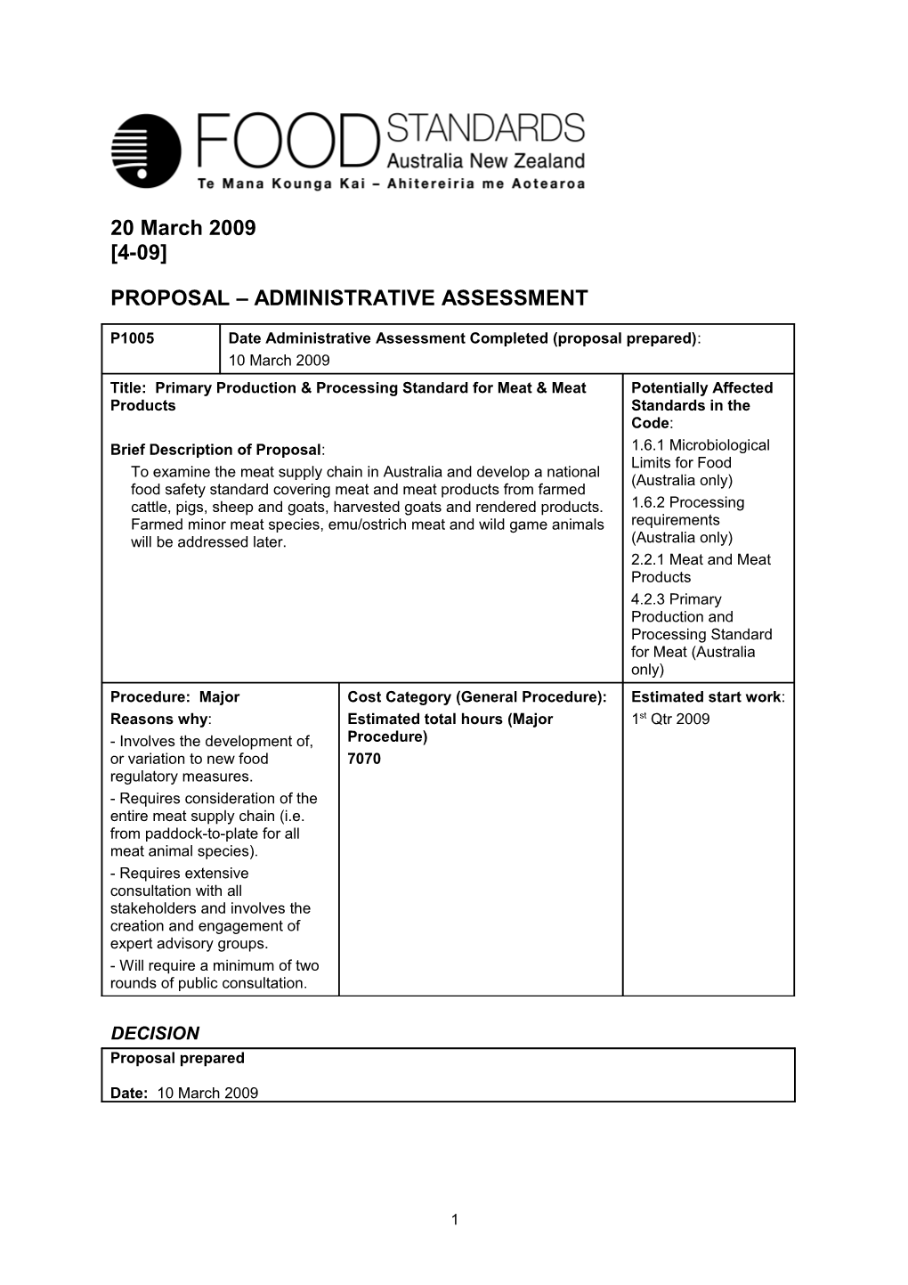 Project Planning Sheet