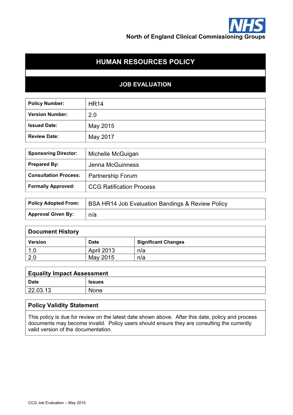 1. Policy Statement s1