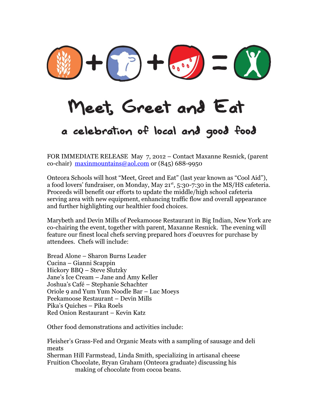 Meet, Greet and Eat