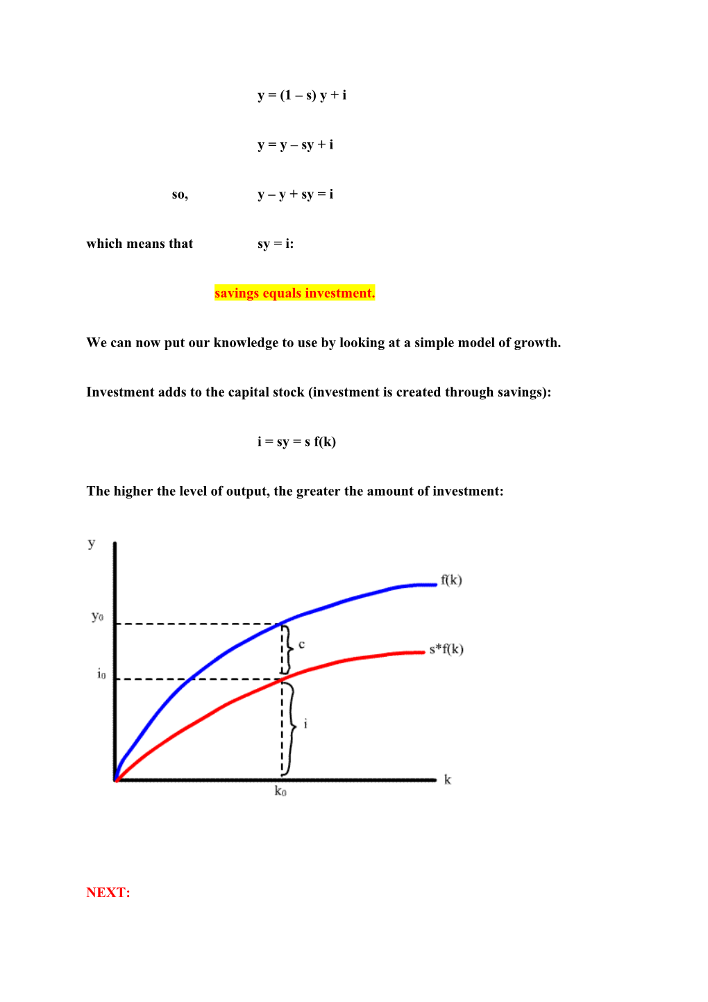 Solow Growth Model