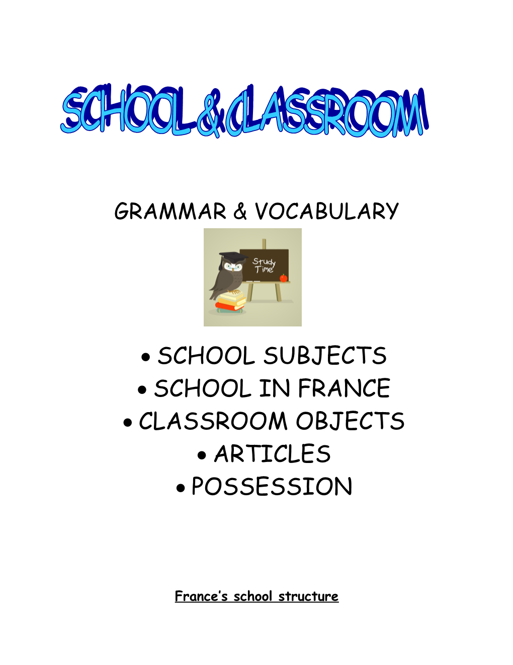 Grammar & Vocabulary s1