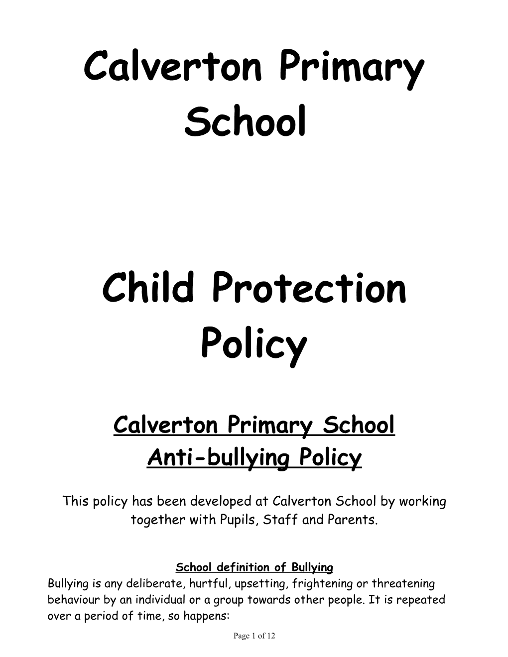 Calverton Primary School