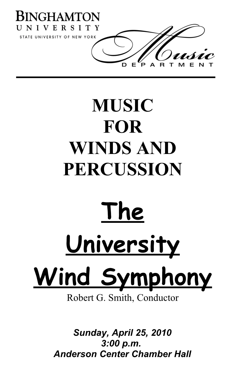 Winds and Percussion