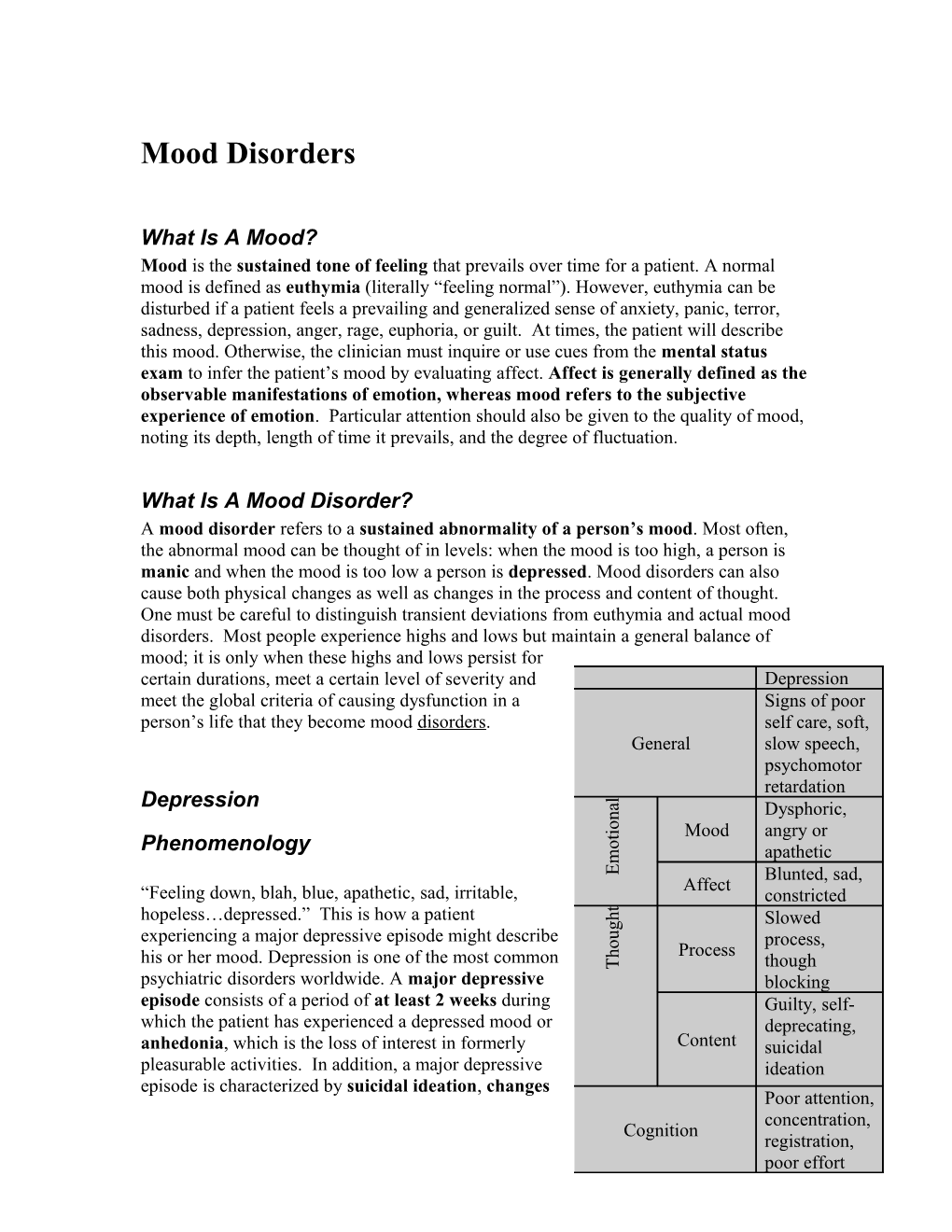 Mood Disorders, Page 14 of 30