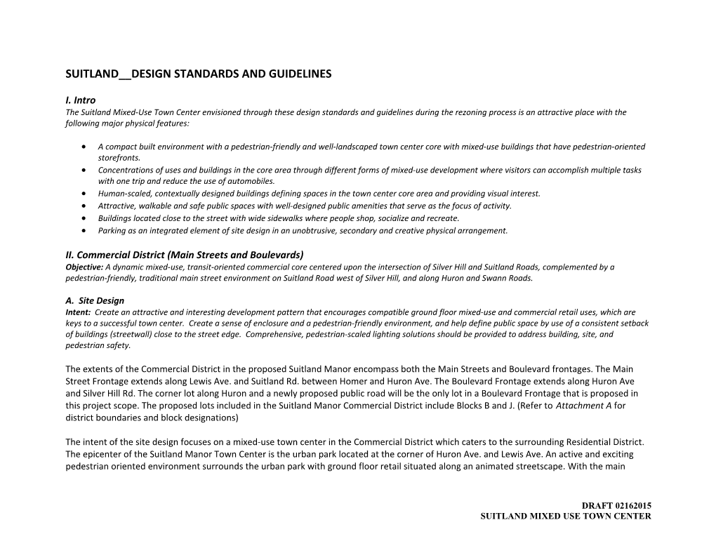 Suitland__Design Standards and Guidelines