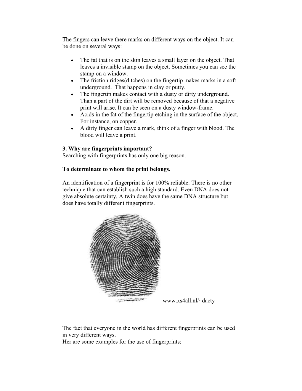 Introduction to Fingerprints