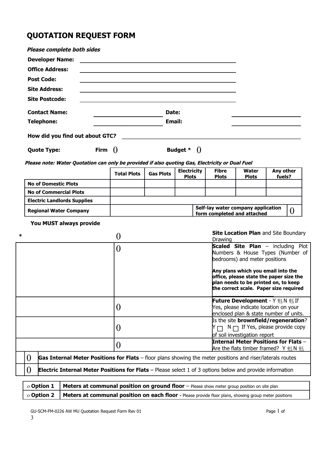 GU-SCM-FM-0226 AW MU Quotation Request Form