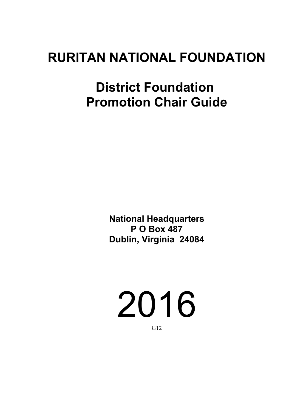Ruritan National Foundation