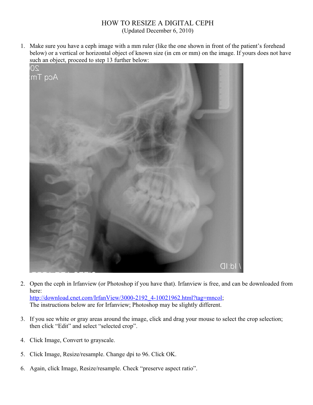 HOW to RESIZE a DIGITAL CEPH (Updated December 6, 2010)