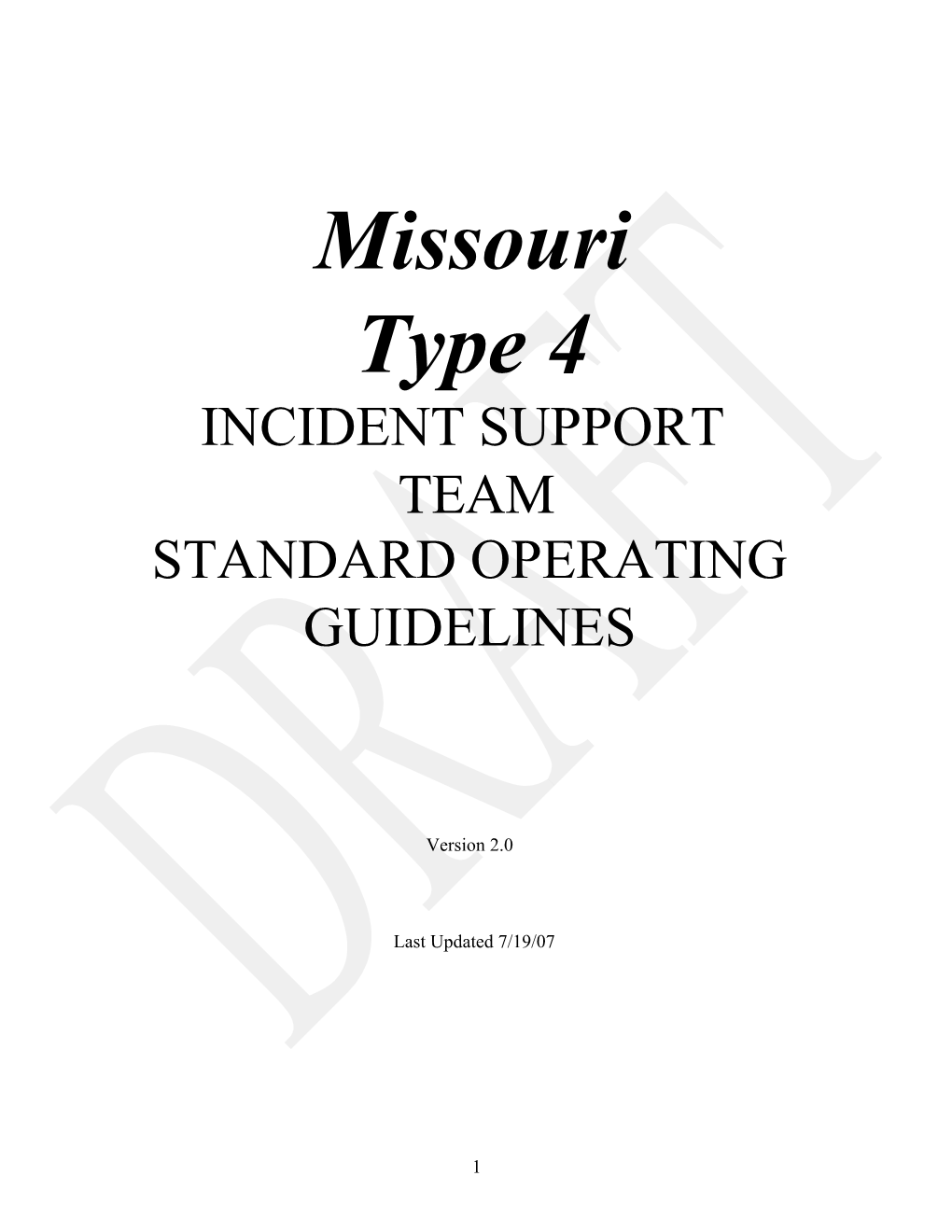 Incident Support