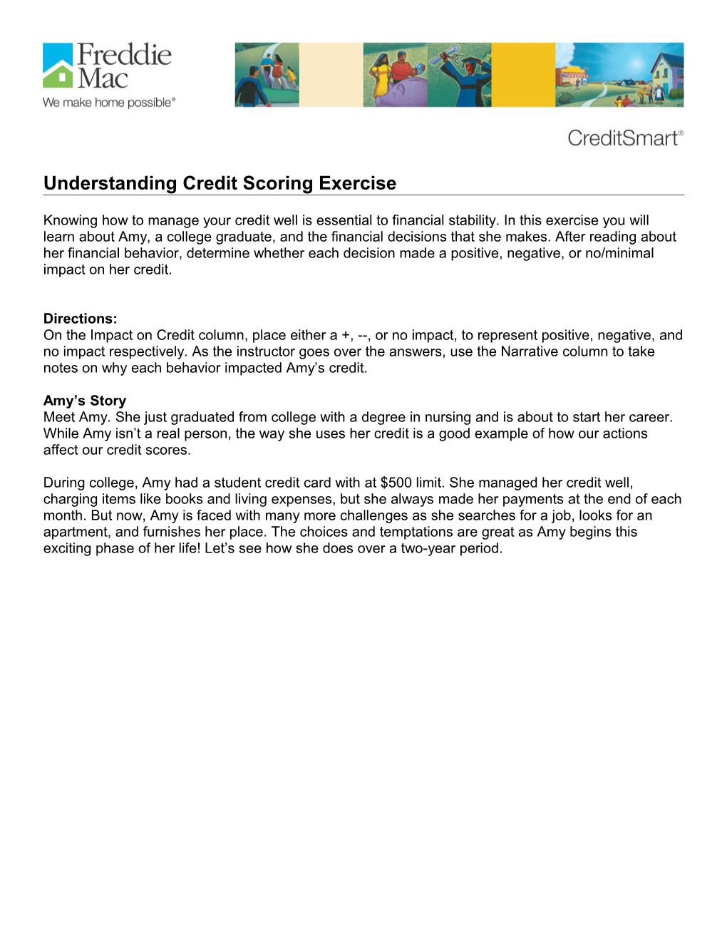 Module 6: Understanding Credit Scoring Exercise