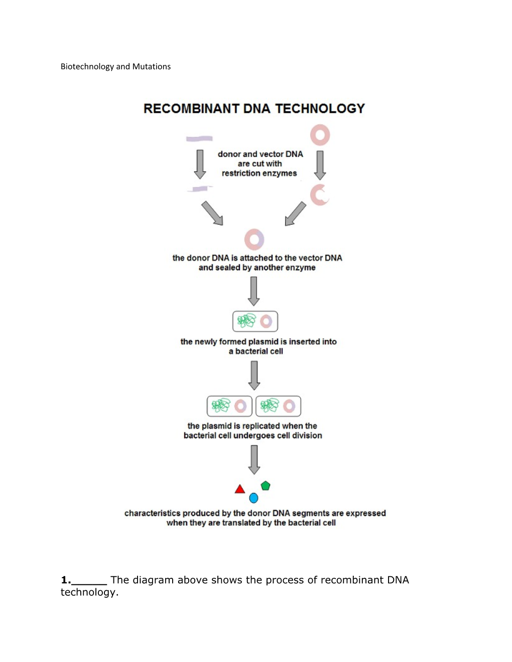 Biotechnology and Mutations