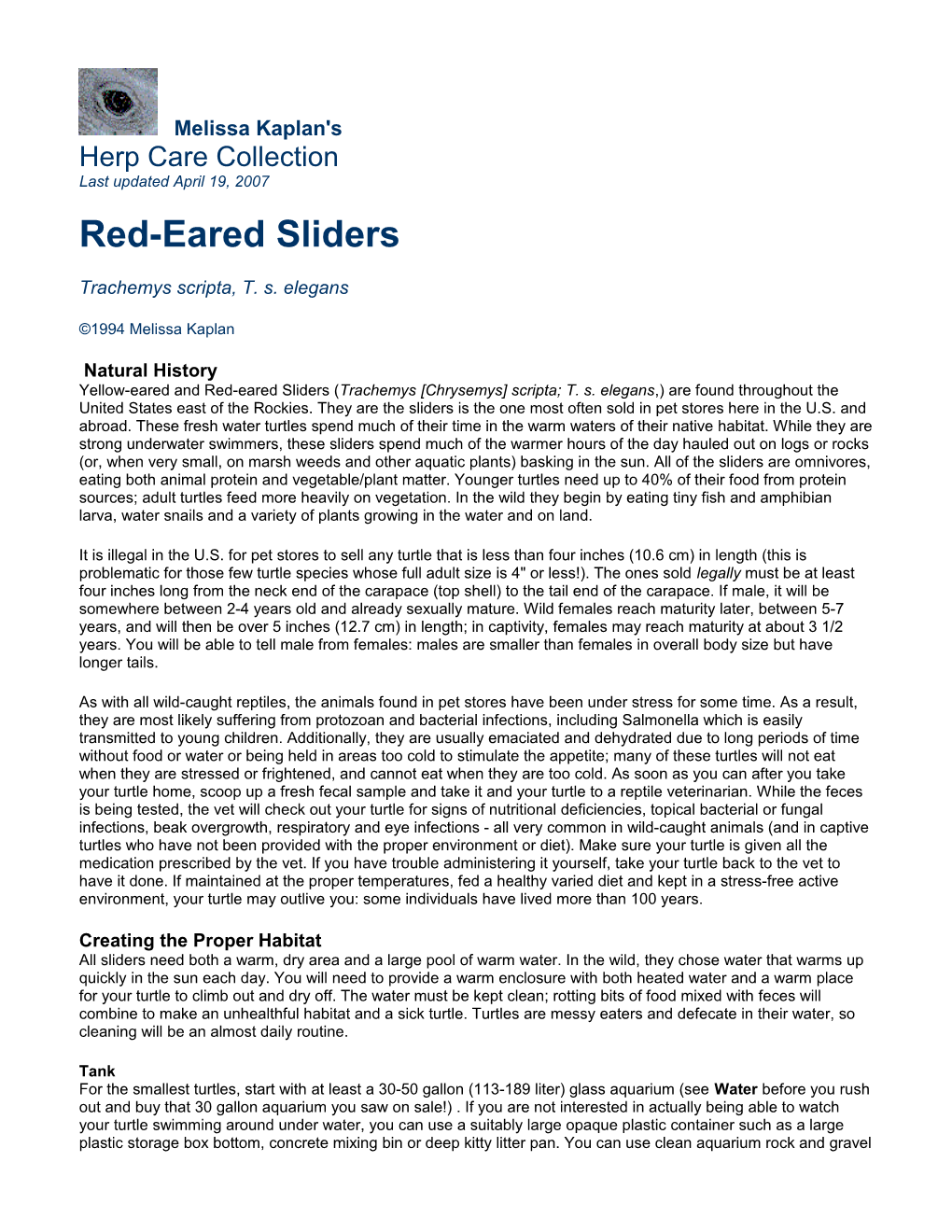 Red-Eared Sliders