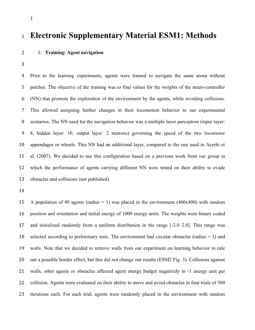 Electronic Supplementary Material ESM1: Methods