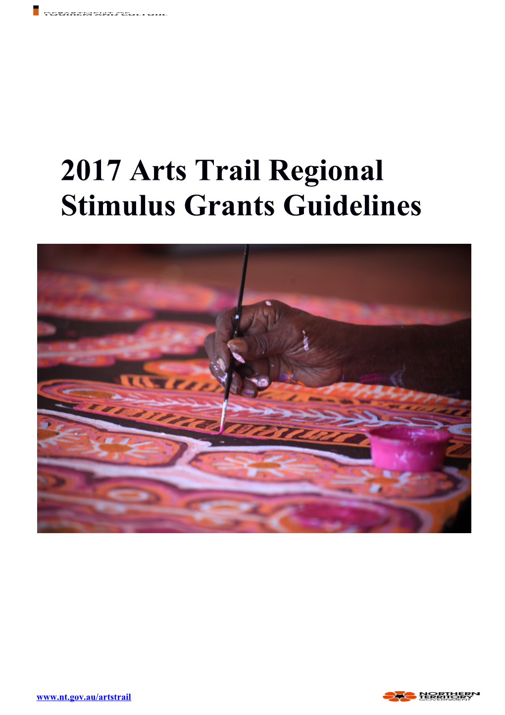 2017 Arts Trail Regional Stimulus Grants Guidelines