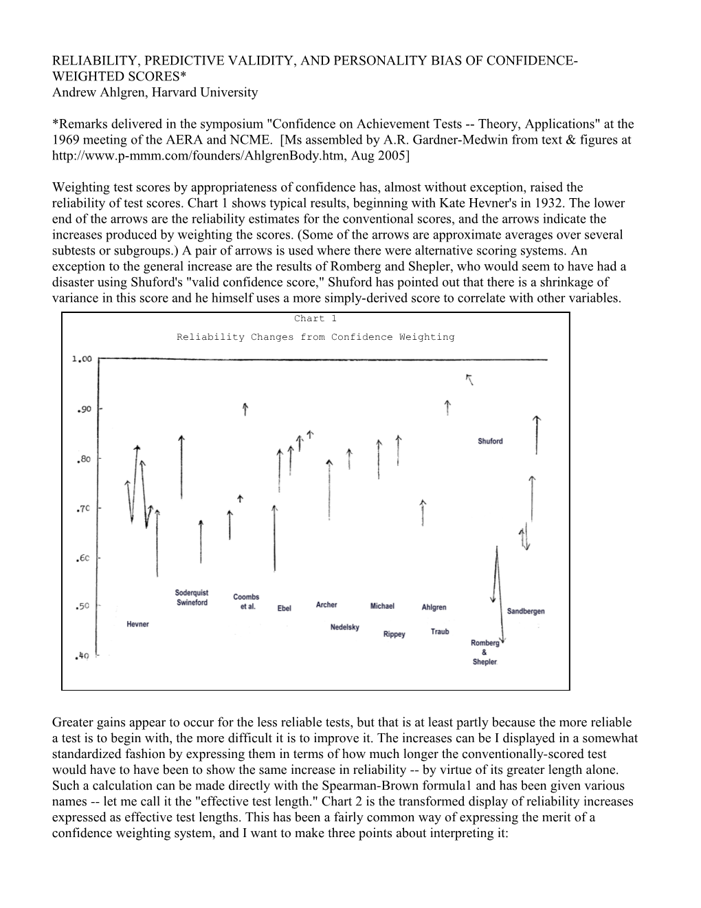 Reliability, Predictive Validity, And Personality Bias