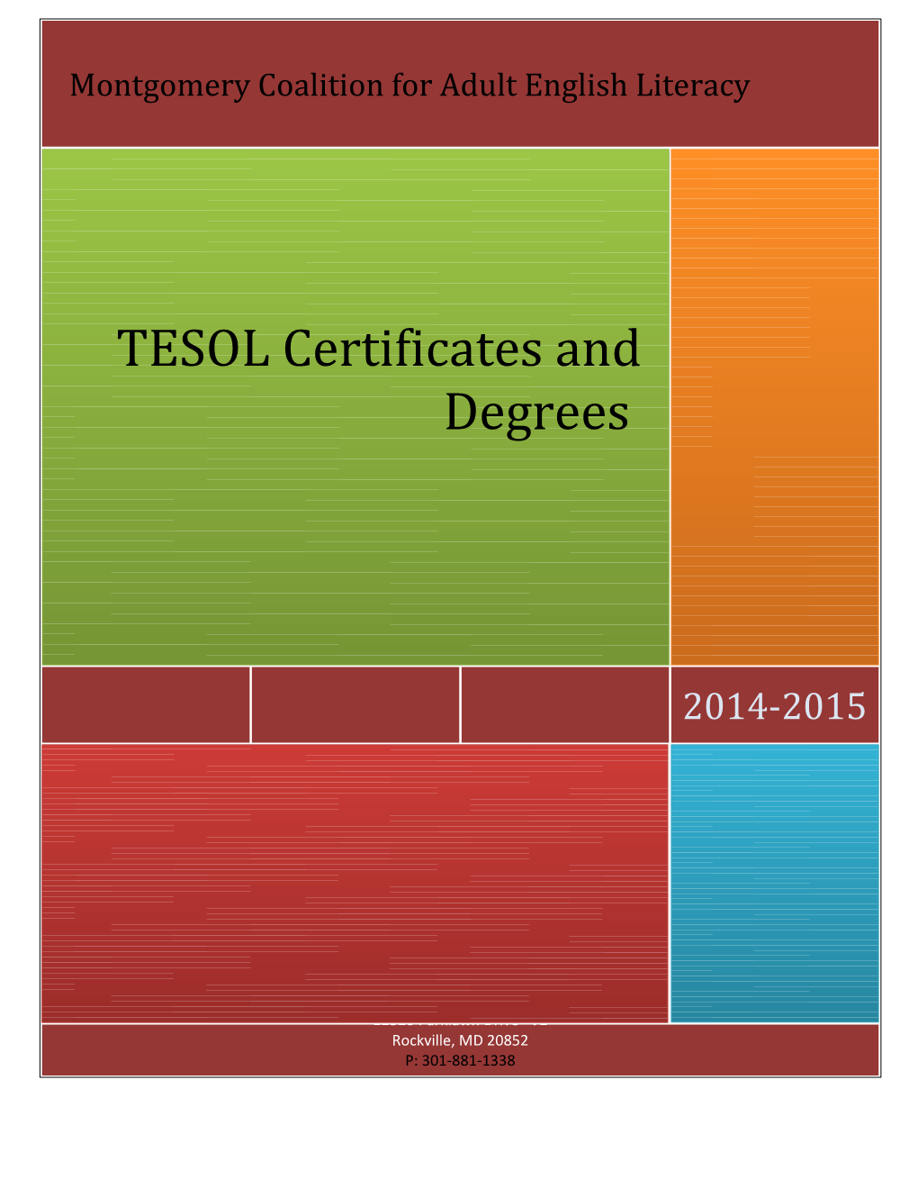 TESOL Certificates and Degrees