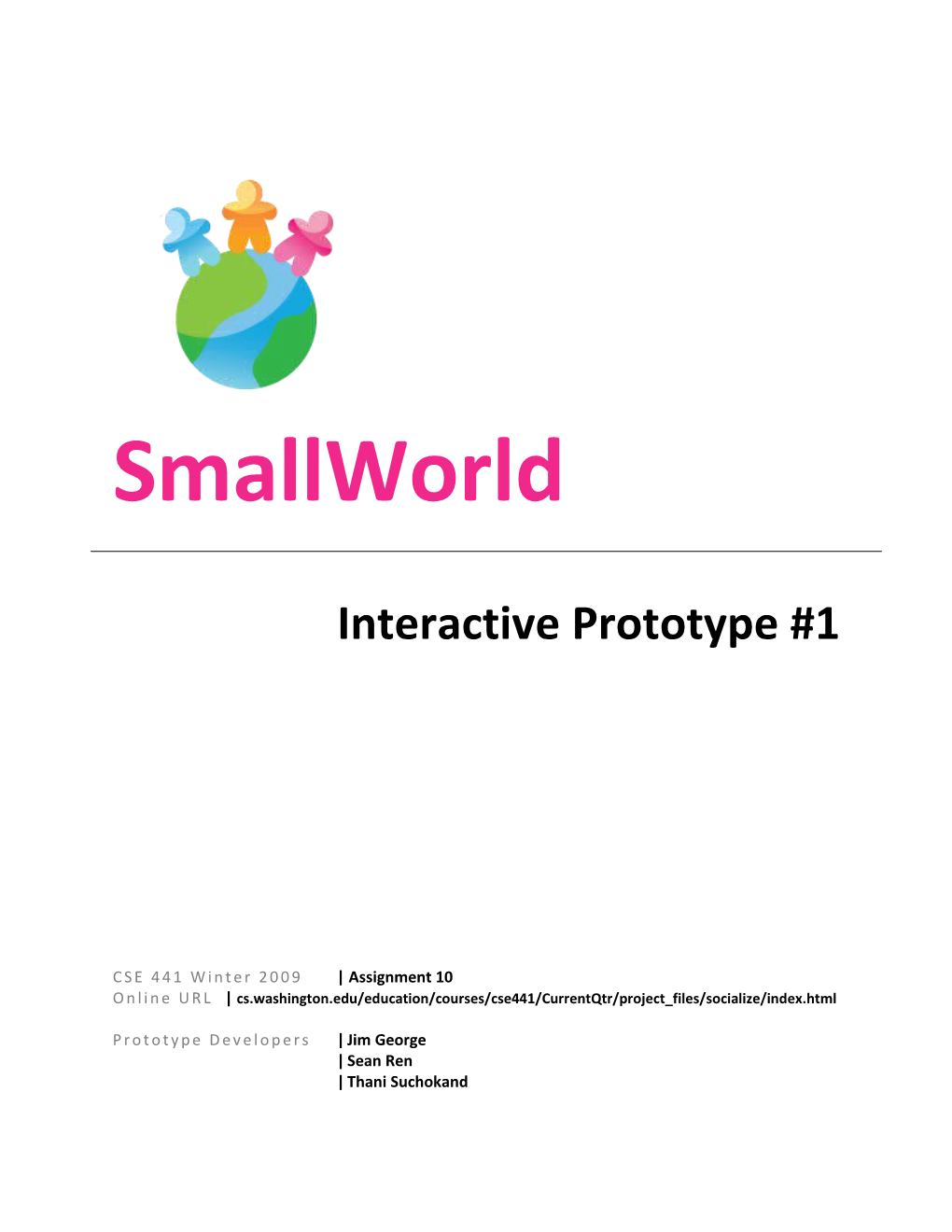 Interactive Prototype #1